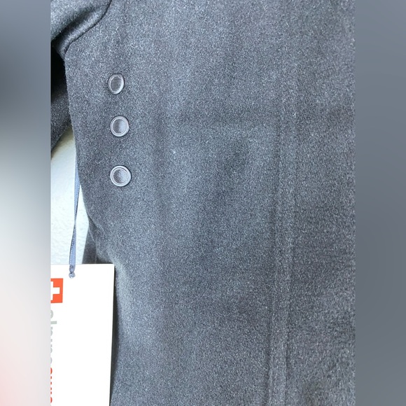 NWT Alpine Swiss Zipper Snap 4 pocket Wool LS coat size Small - Picture 8 of 14